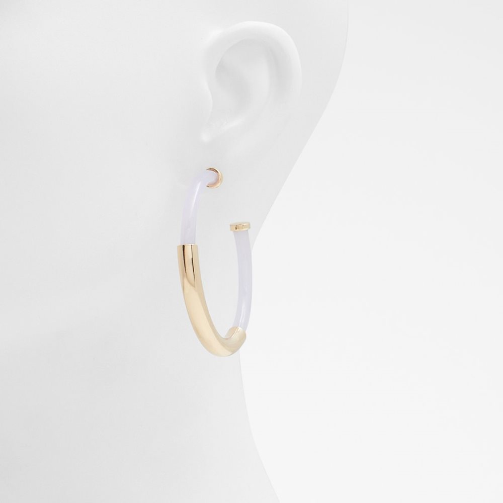 Light Purple Aldo Giondra Hoop Earrings | 82SWIQVDN