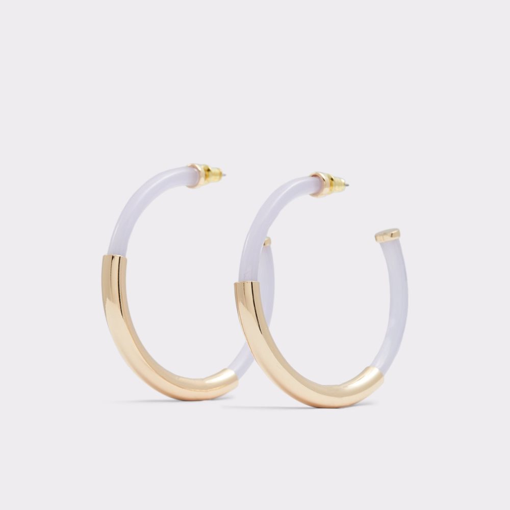 Light Purple Aldo Giondra Hoop Earrings | 82SWIQVDN