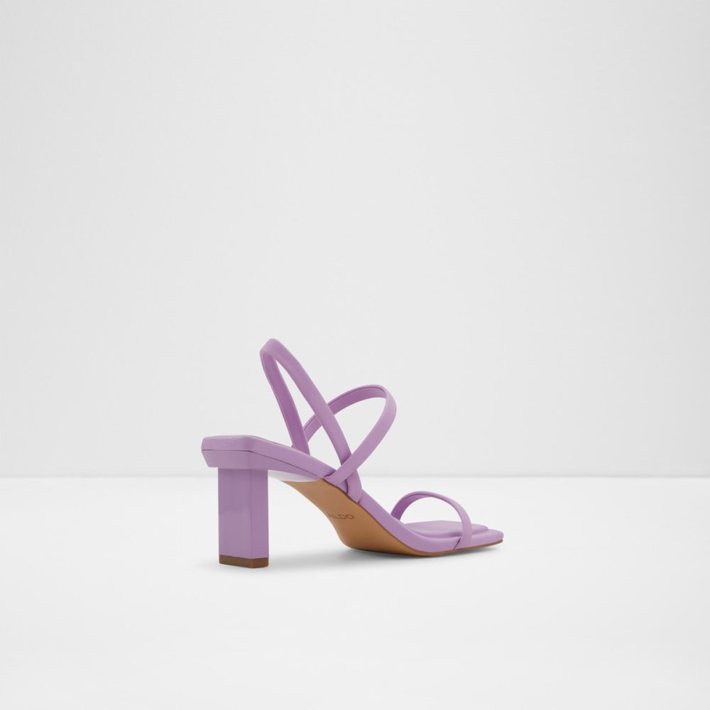 Light Purple Aldo Lokurr Sling Back Heeled Sandal Sandals | 38VXMNLUO