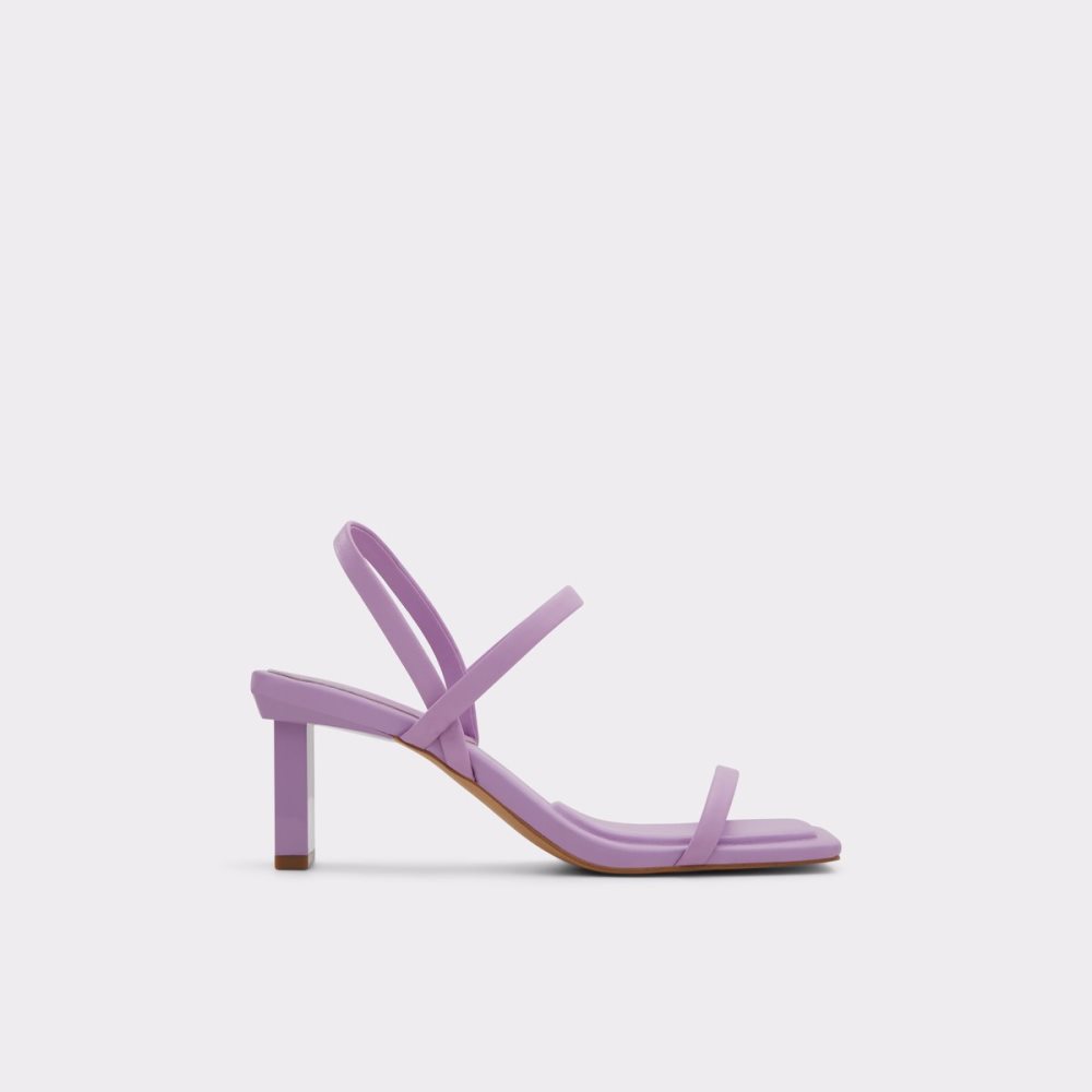 Light Purple Aldo Lokurr Sling Back Heeled Sandal Sandals | 38VXMNLUO