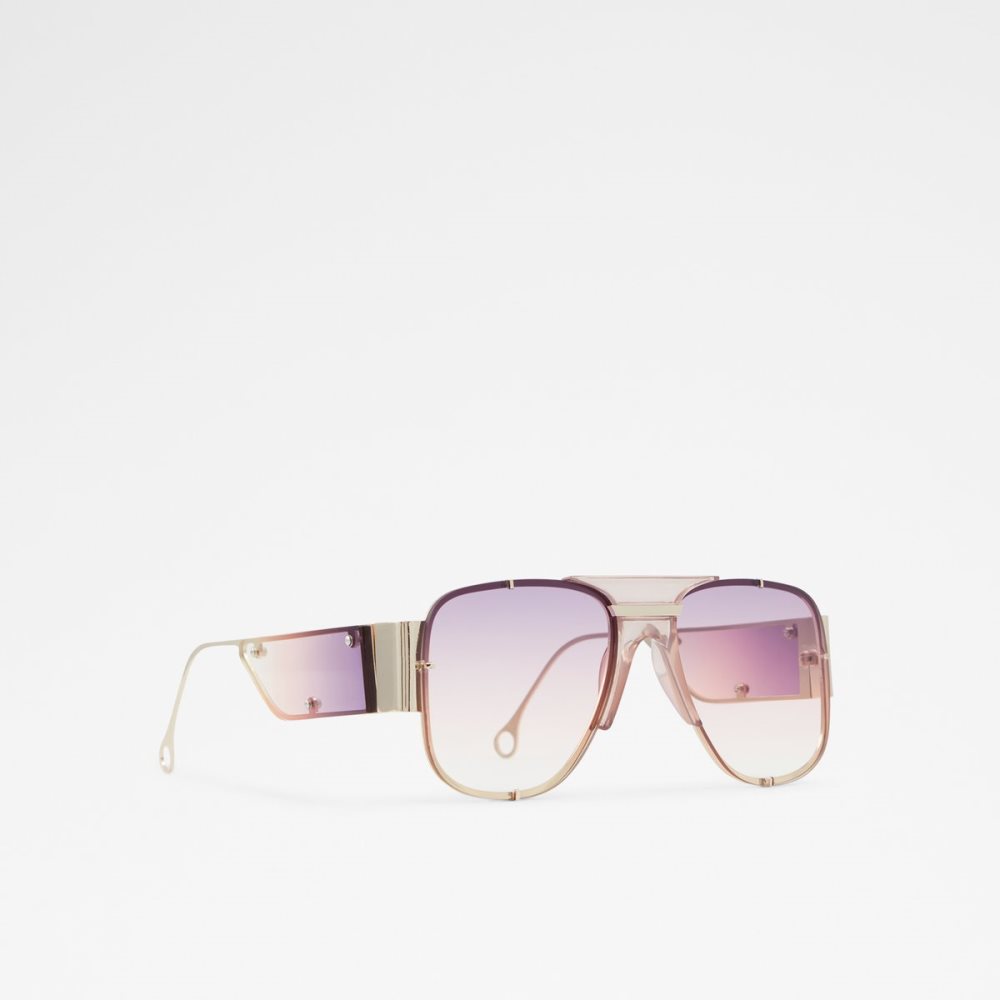 Light Purple Aldo Qei Aviator Sunglasses | 86SKNZUBO