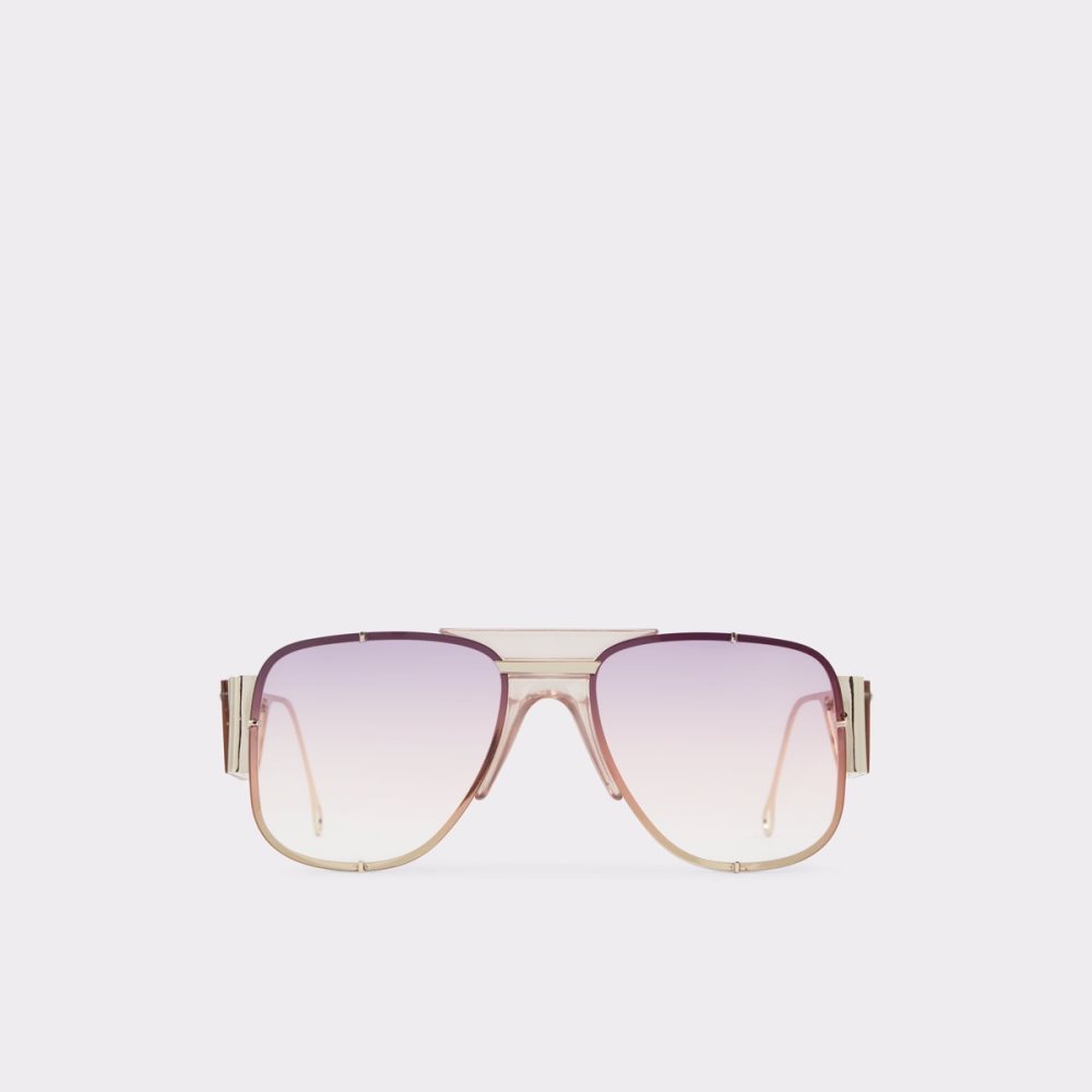 Light Purple Aldo Qei Aviator Sunglasses | 86SKNZUBO