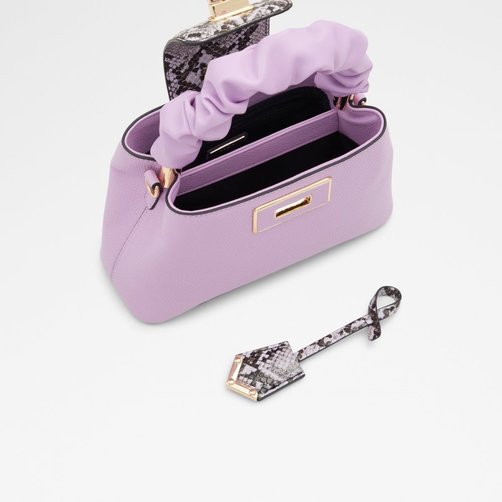 Light Purple Aldo Snakie Top Handle Handbag | 40FMTHKZJ