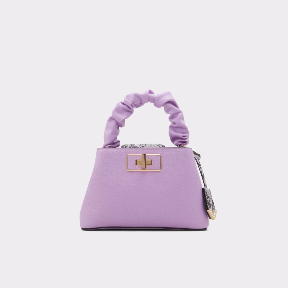 Light Purple Aldo Snakie Top Handle Handbag | 40FMTHKZJ