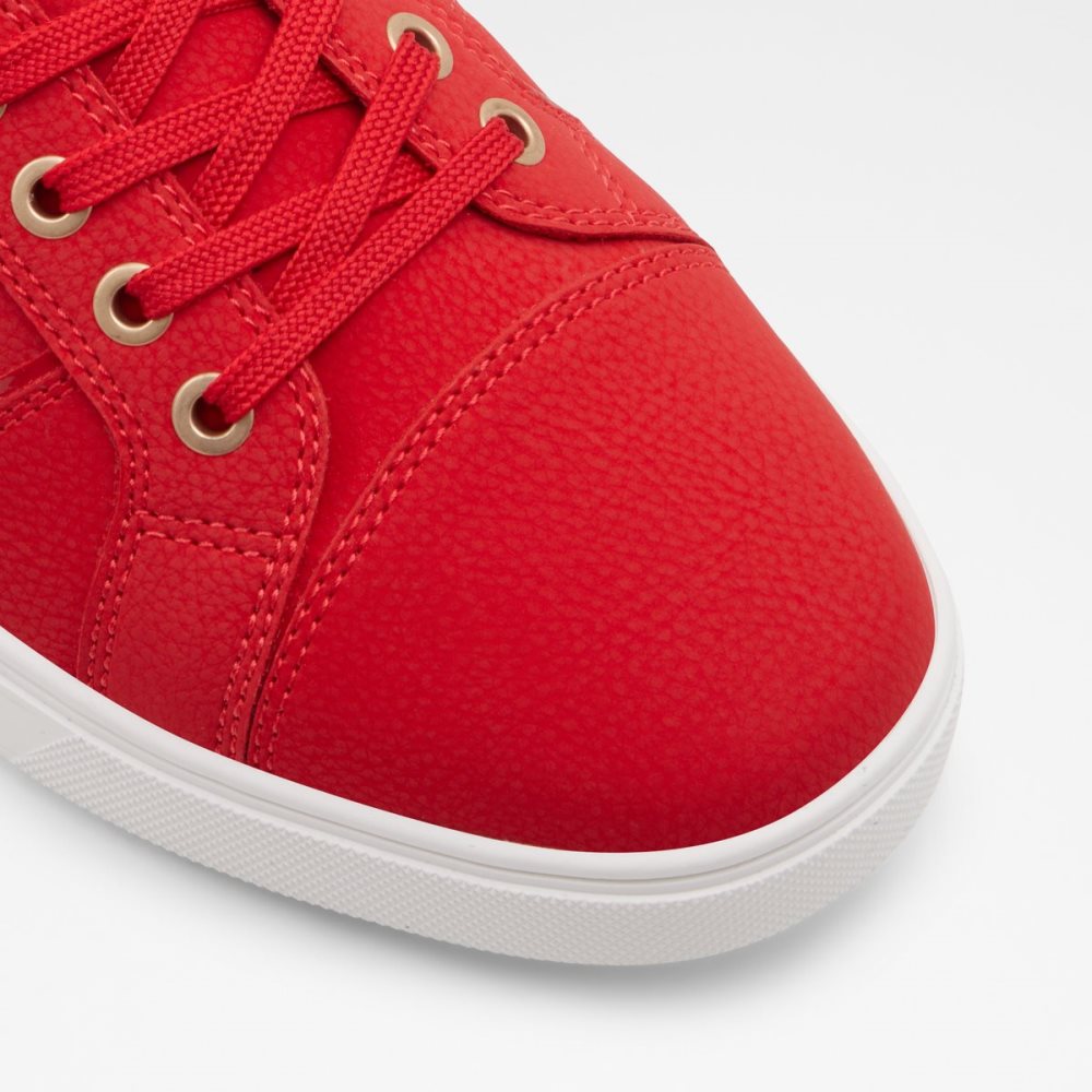 Light Red Aldo Popstep High Top - Cup Sole Sneakers | 02SCMRKJW