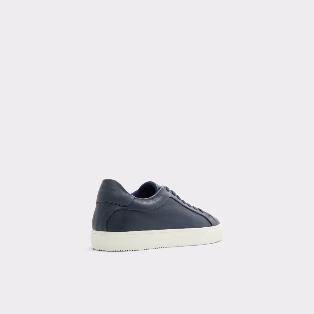 Navy Aldo Cobi Low Top - Cup Sole Sneakers | 45TKANZWQ