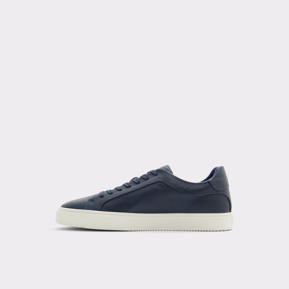 Navy Aldo Cobi Low Top - Cup Sole Sneakers | 45TKANZWQ