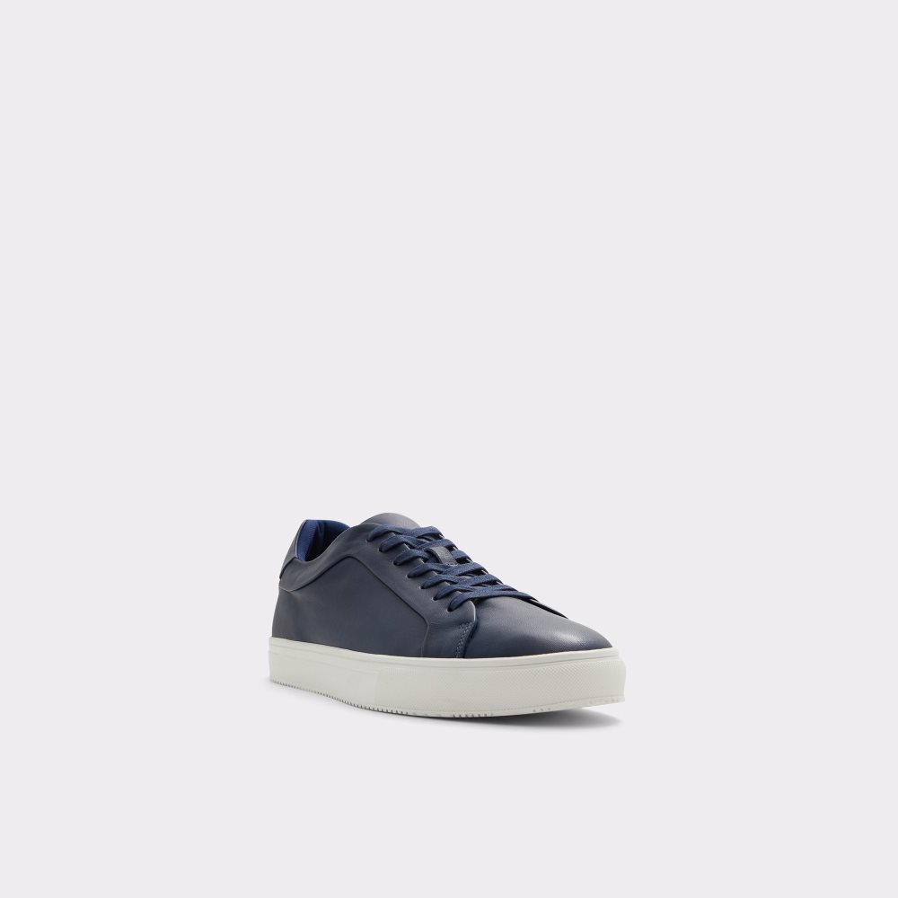 Navy Aldo Cobi Low Top - Cup Sole Sneakers | 45TKANZWQ