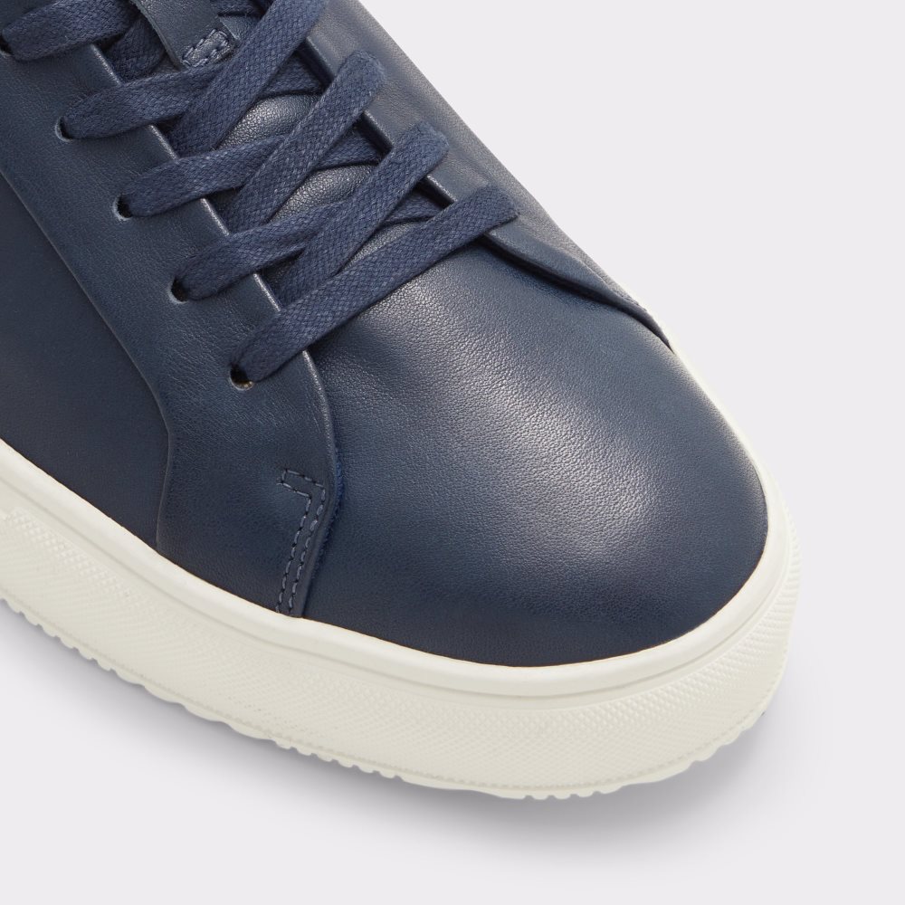 Navy Aldo Cobi Low Top - Cup Sole Sneakers | 45TKANZWQ