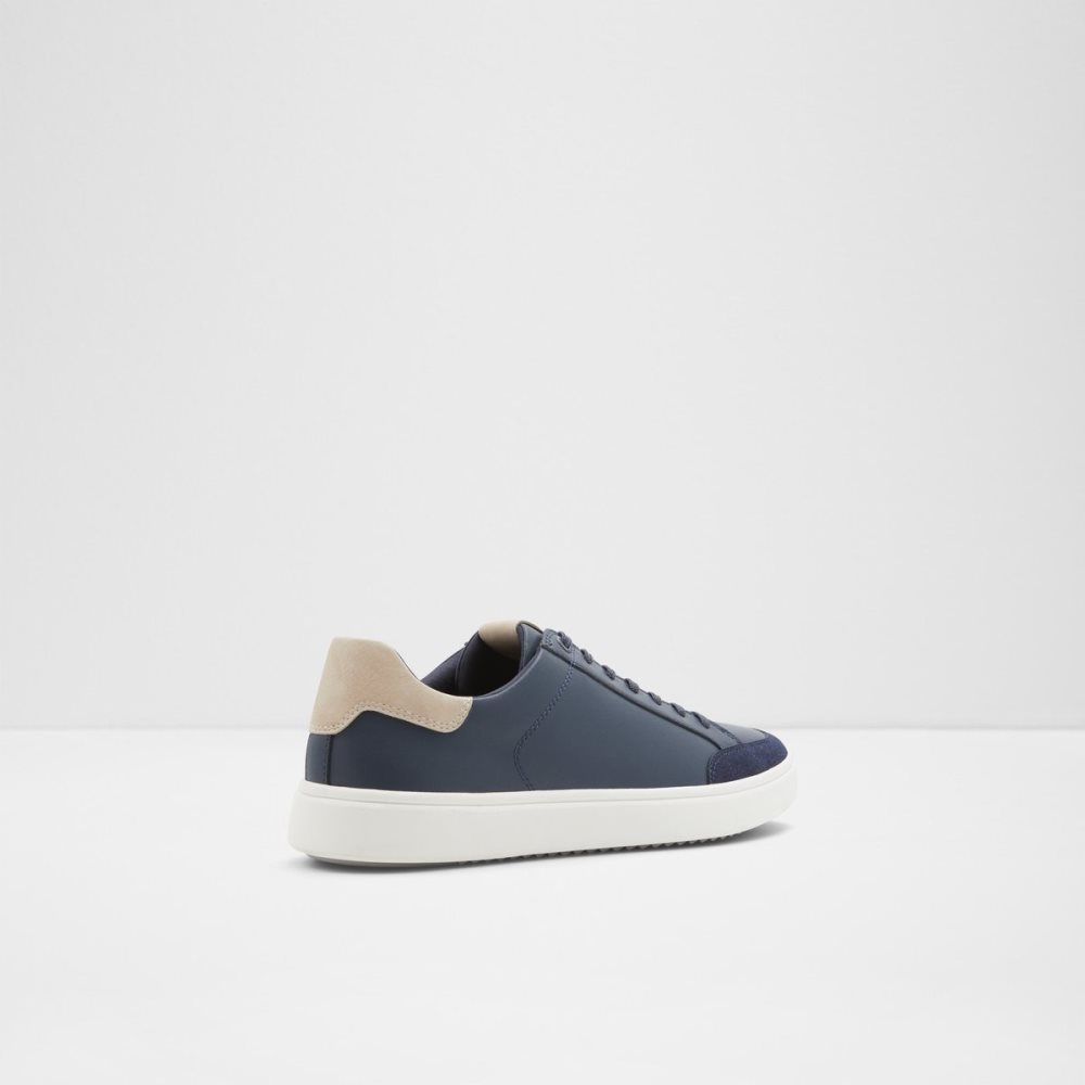 Navy Aldo Courtspec Low Top - Cup Sole Sneakers | 05EAJBGLH