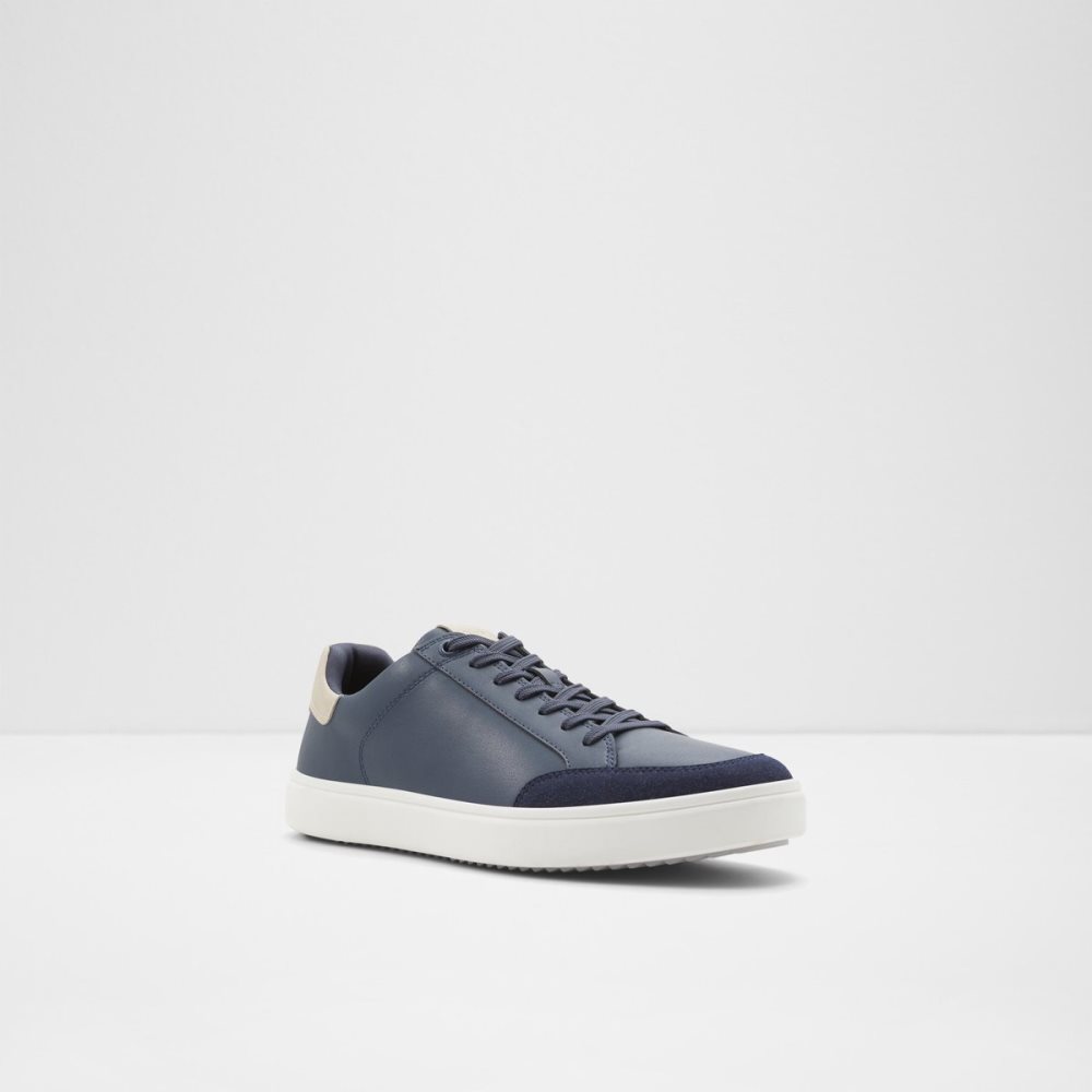 Navy Aldo Courtspec Low Top - Cup Sole Sneakers | 05EAJBGLH