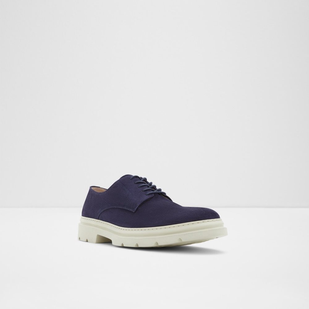 Navy Aldo Crukon Oxfords Shoes | 90PYENIZX