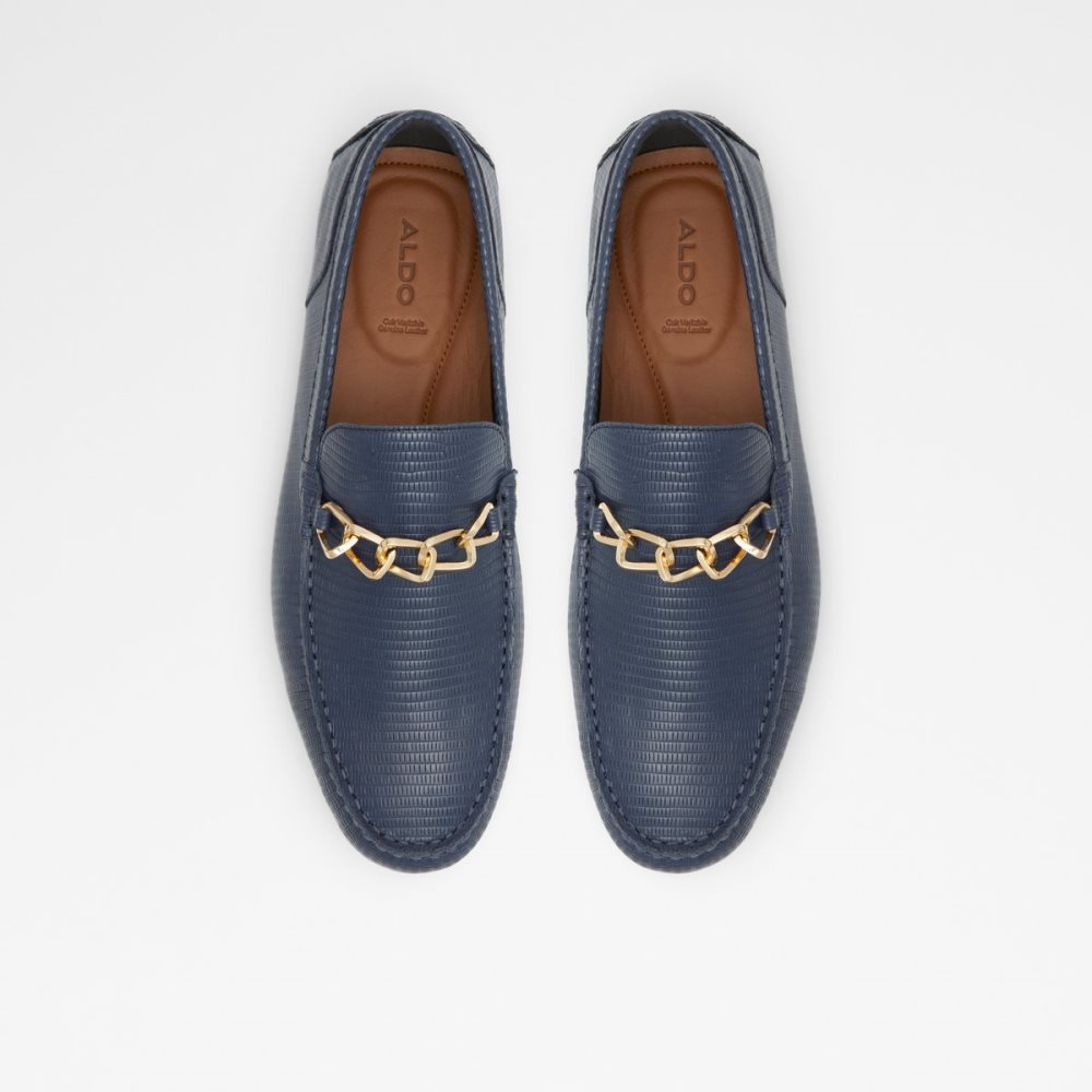 Navy Aldo Davinch Driving Loafers | 82WCLVJTA