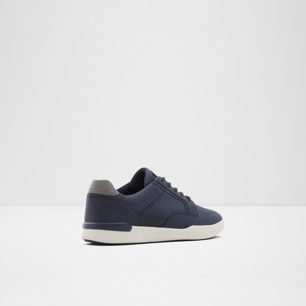 Navy Aldo Edelian Low Top Sneakers | 68QAGWLIN