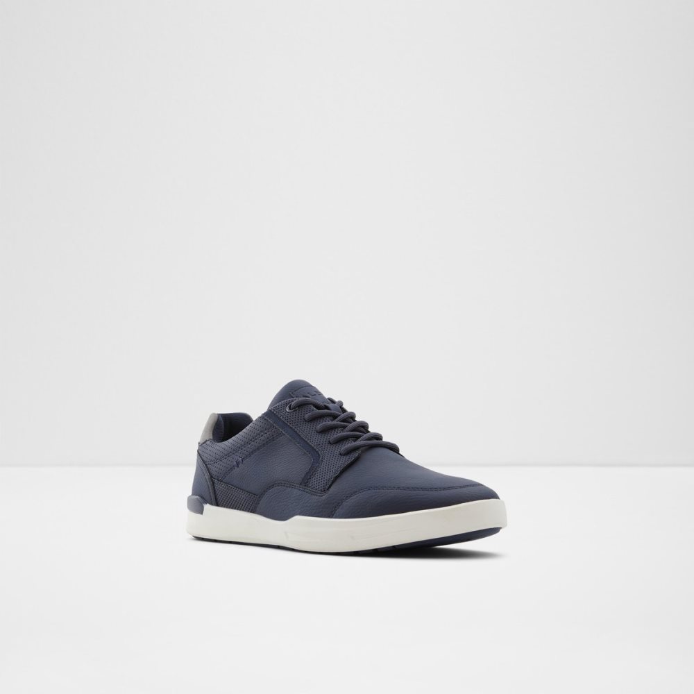 Navy Aldo Edelian Low Top Sneakers | 68QAGWLIN