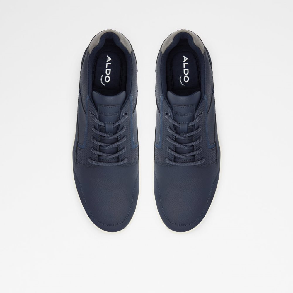 Navy Aldo Edelian Low Top Sneakers | 68QAGWLIN