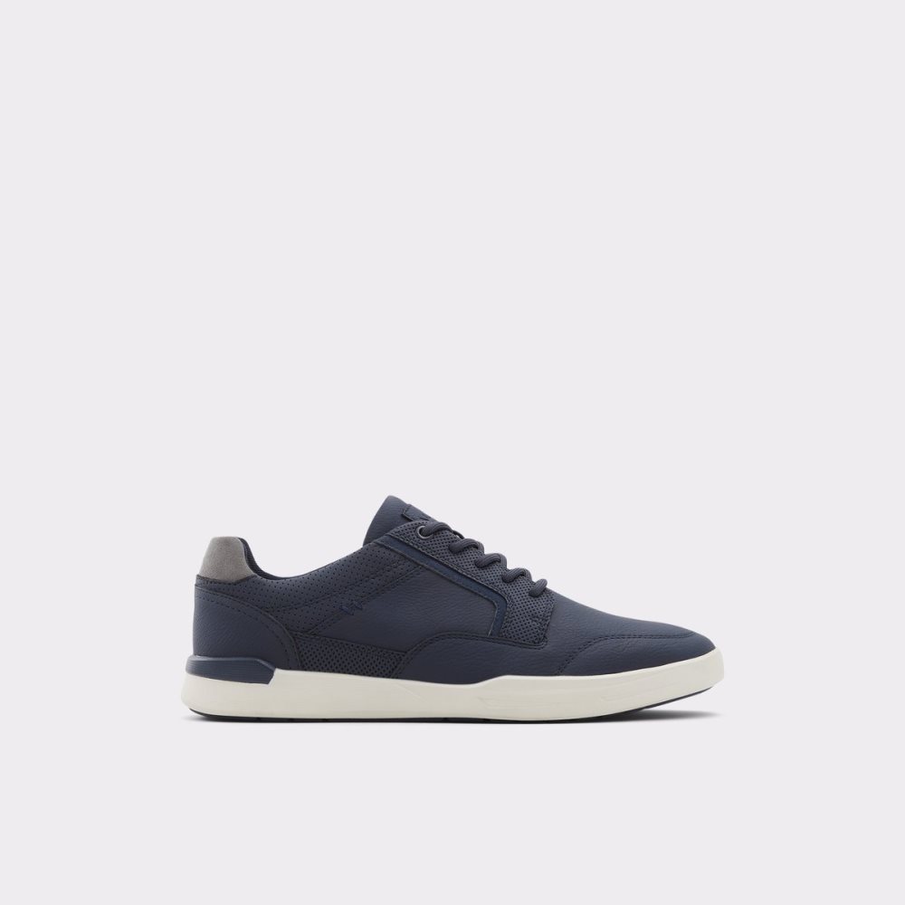 Navy Aldo Edelian Low Top Sneakers | 68QAGWLIN