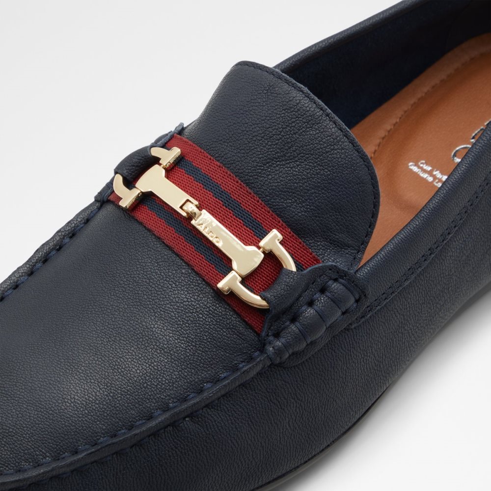 Navy Aldo Fangio Driving Casual Shoes | 43VFWKJST