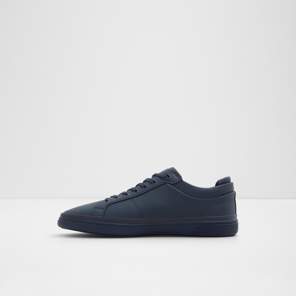 Navy Aldo Finespec Low Top - Cup Sole Sneakers | 74HRXKICJ