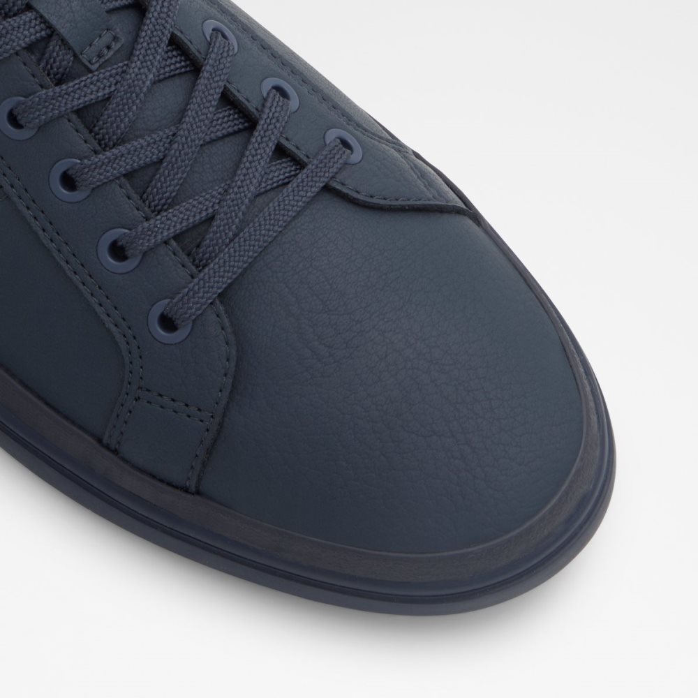 Navy Aldo Finespec Low Top - Cup Sole Sneakers | 74HRXKICJ