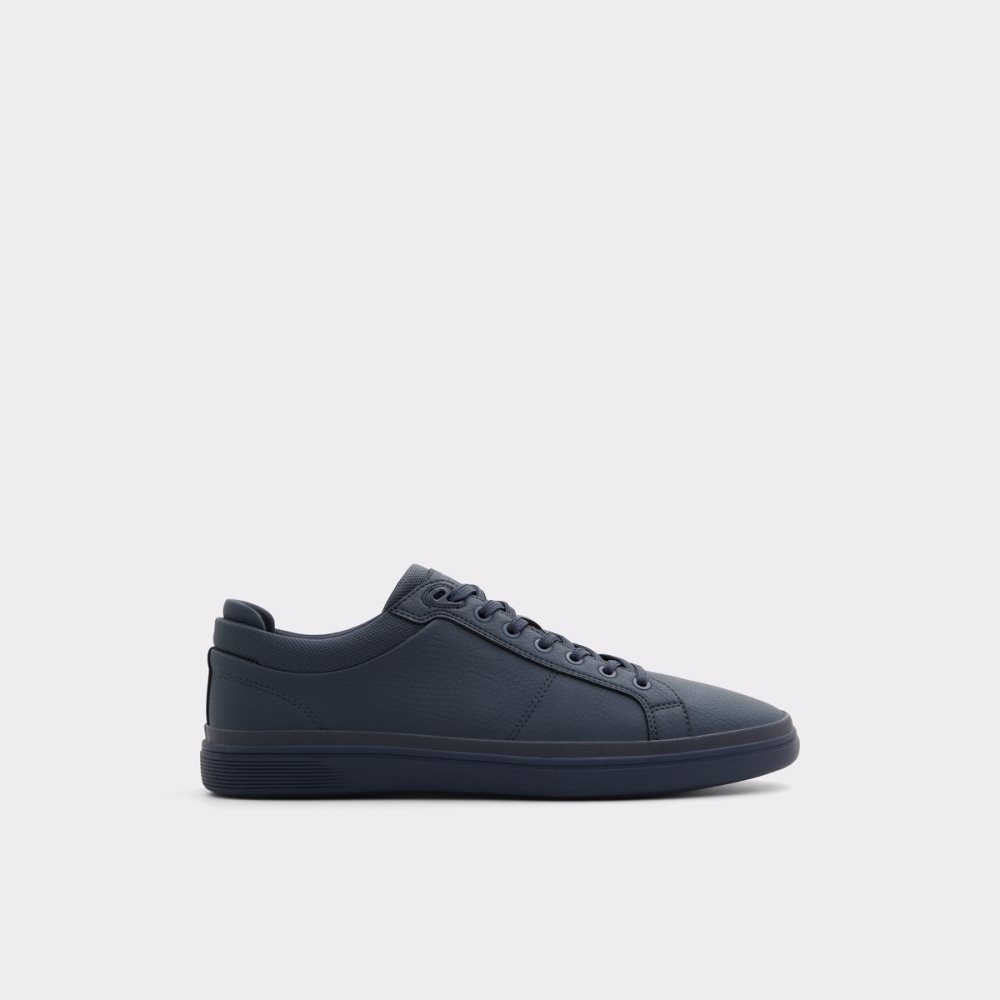 Navy Aldo Finespec Low Top - Cup Sole Sneakers | 74HRXKICJ