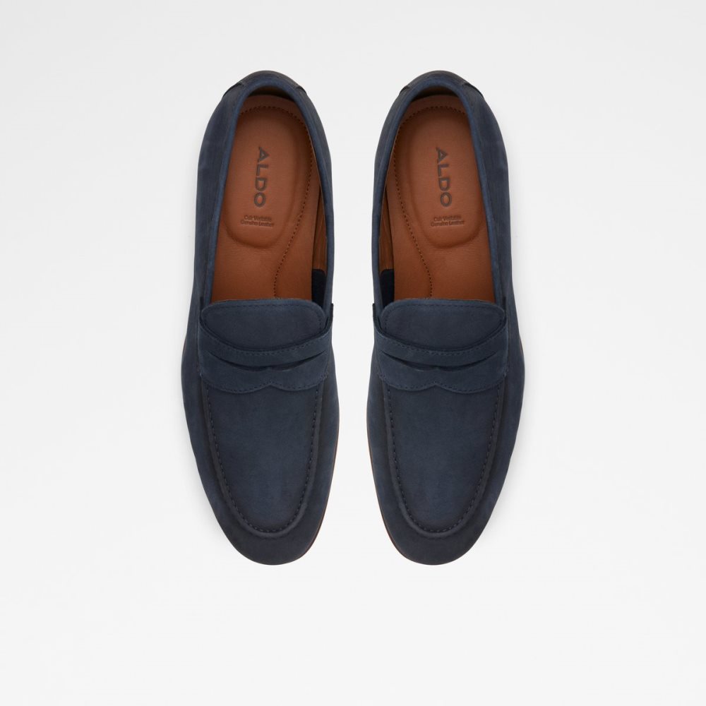 Navy Aldo Manubar Loafers | 94HPNZWRL