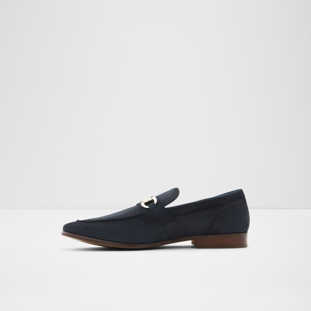 Navy Aldo Monetto Loafers | 83ELYUBWQ