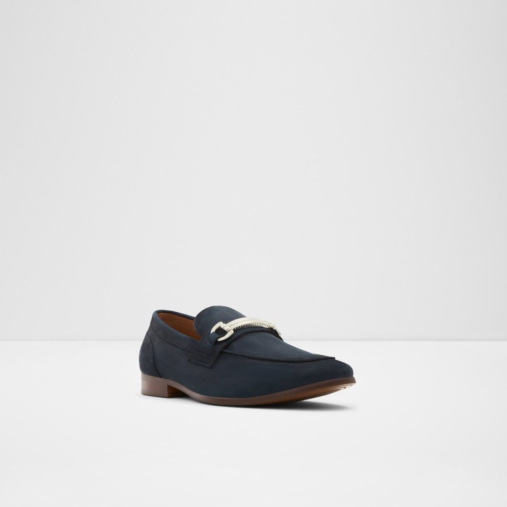 Navy Aldo Monetto Loafers | 83ELYUBWQ