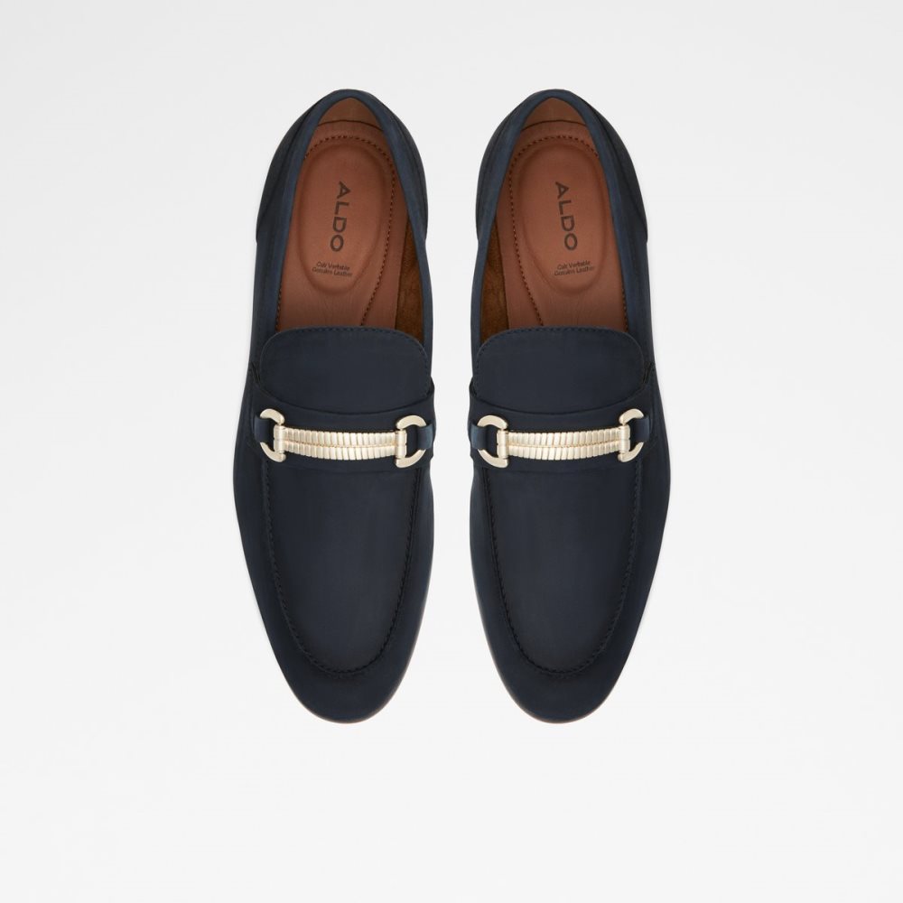 Navy Aldo Monetto Loafers | 83ELYUBWQ