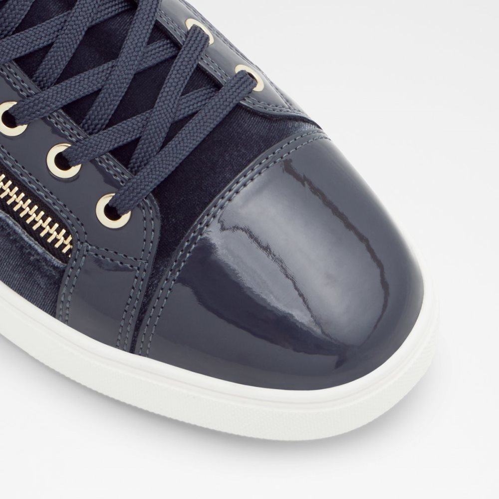 Navy Aldo Popstar High Top - Cup Sole Sneakers | 26VCONSTU