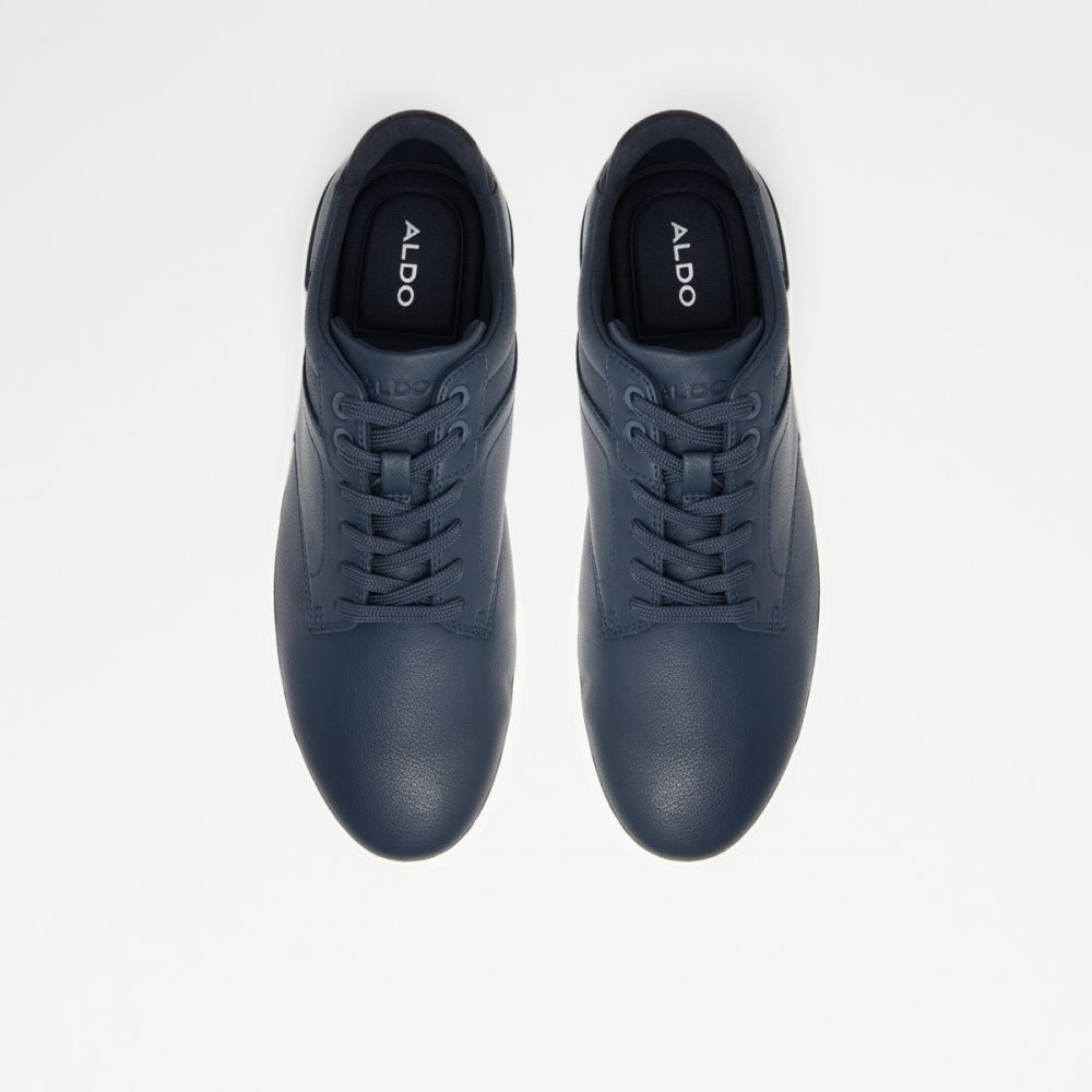 Navy Aldo Rigidus Low Top Sneakers | 06QRGWDOJ