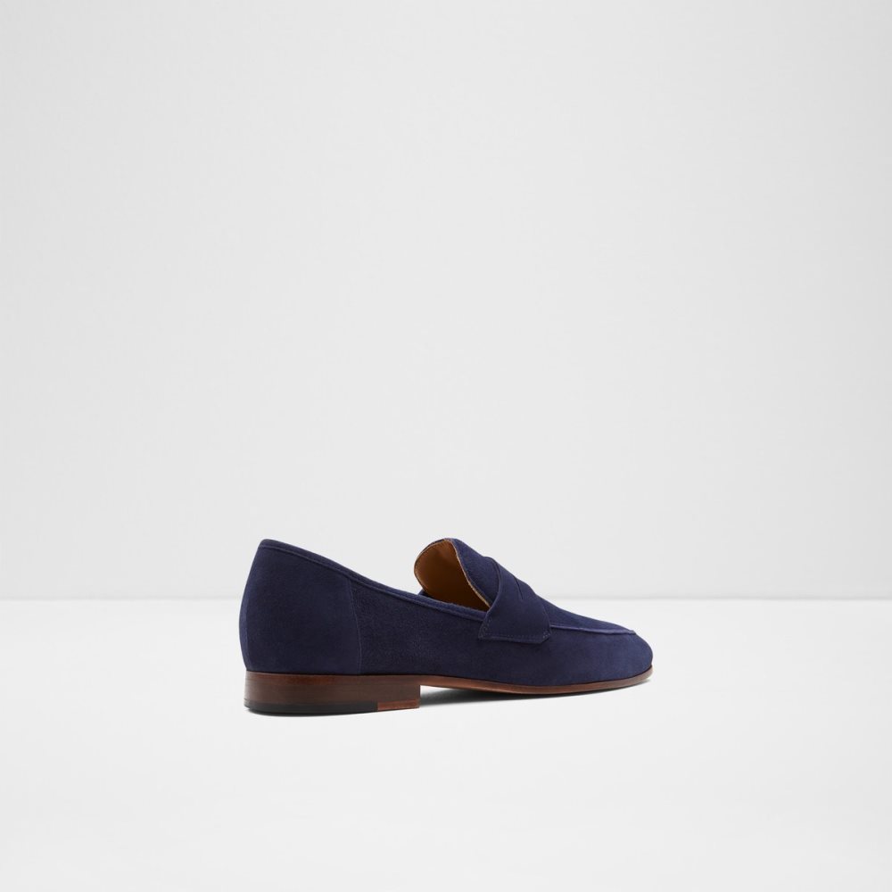 Navy Aldo Welsh Loafers | 58APVJGTL