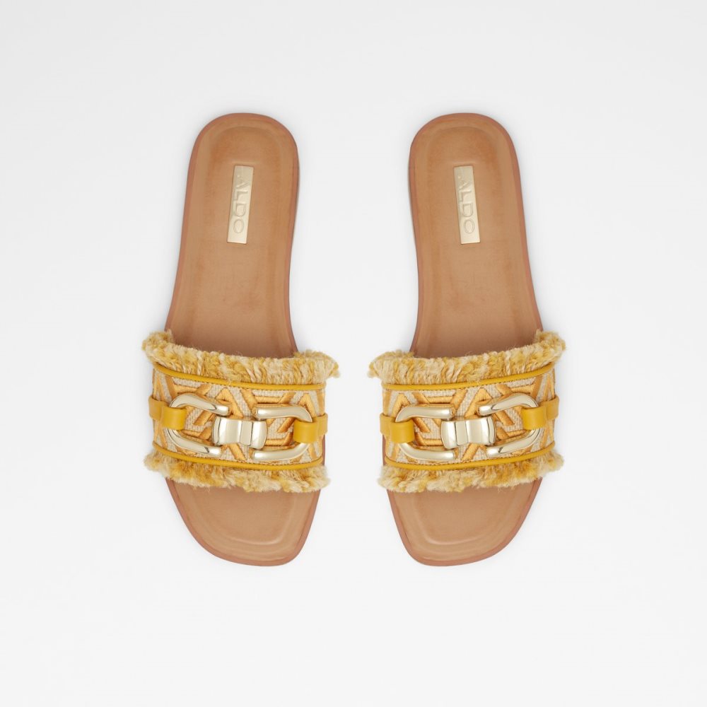 Orange Aldo Fringie Slide Sandal Sandals | 50VETHSIK