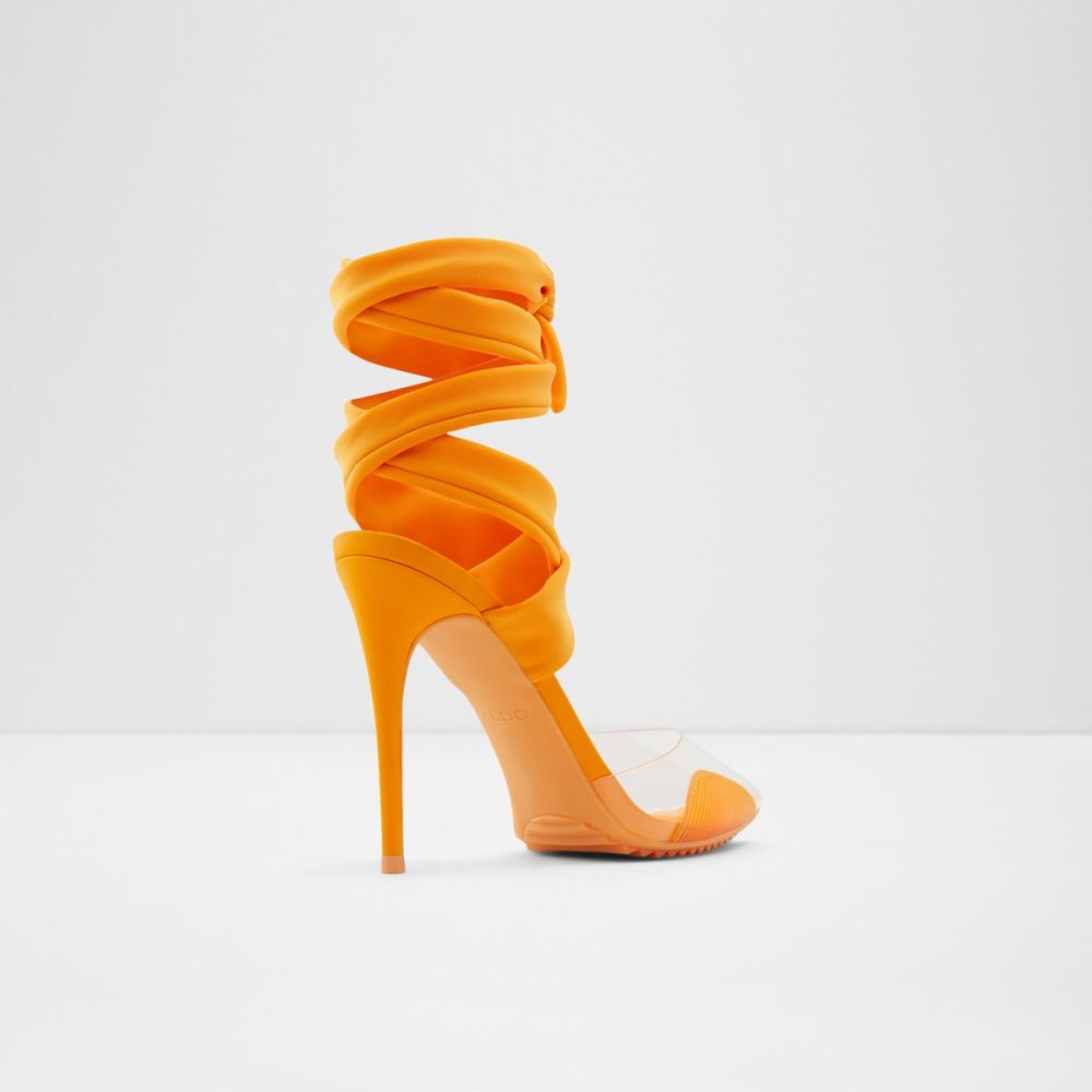 Orange Aldo Salerno Strappy Heeled - Stiletto Heels | 85IYZEVMU