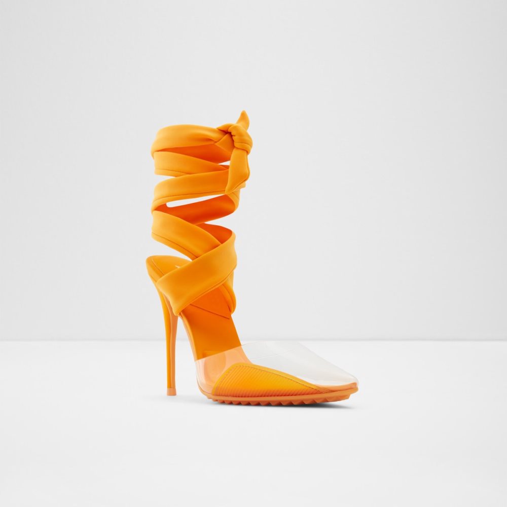 Orange Aldo Salerno Strappy Heeled - Stiletto Heels | 85IYZEVMU