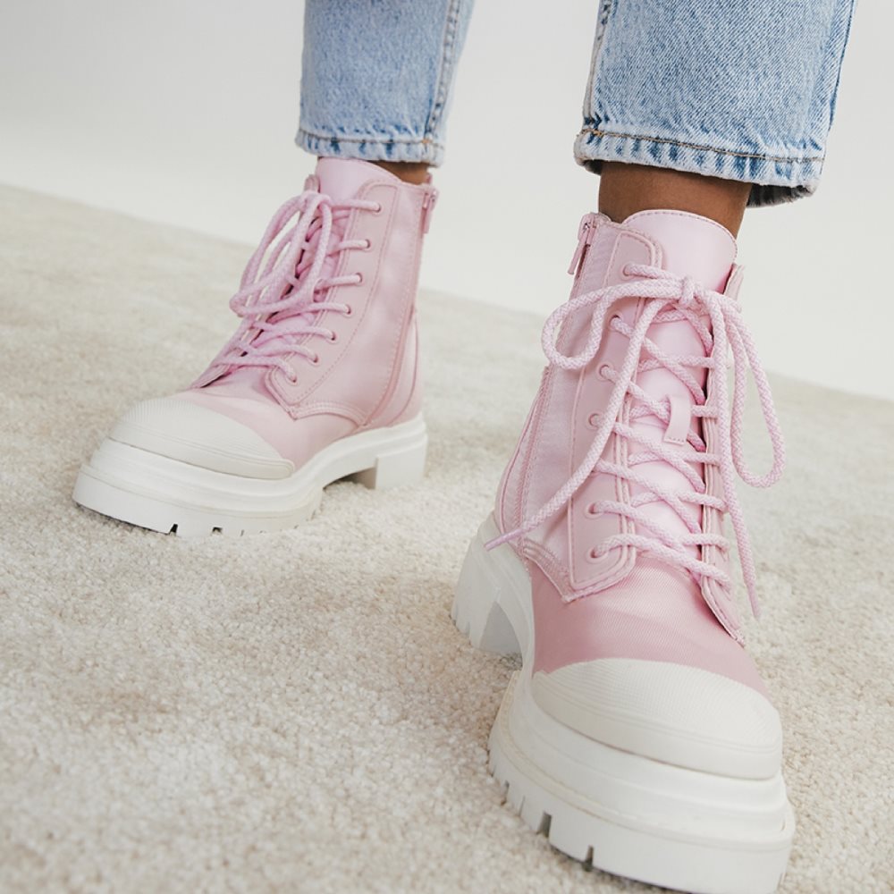 Pink Aldo Charline - Lug Sole Combat Boots | 29LGRNMAI