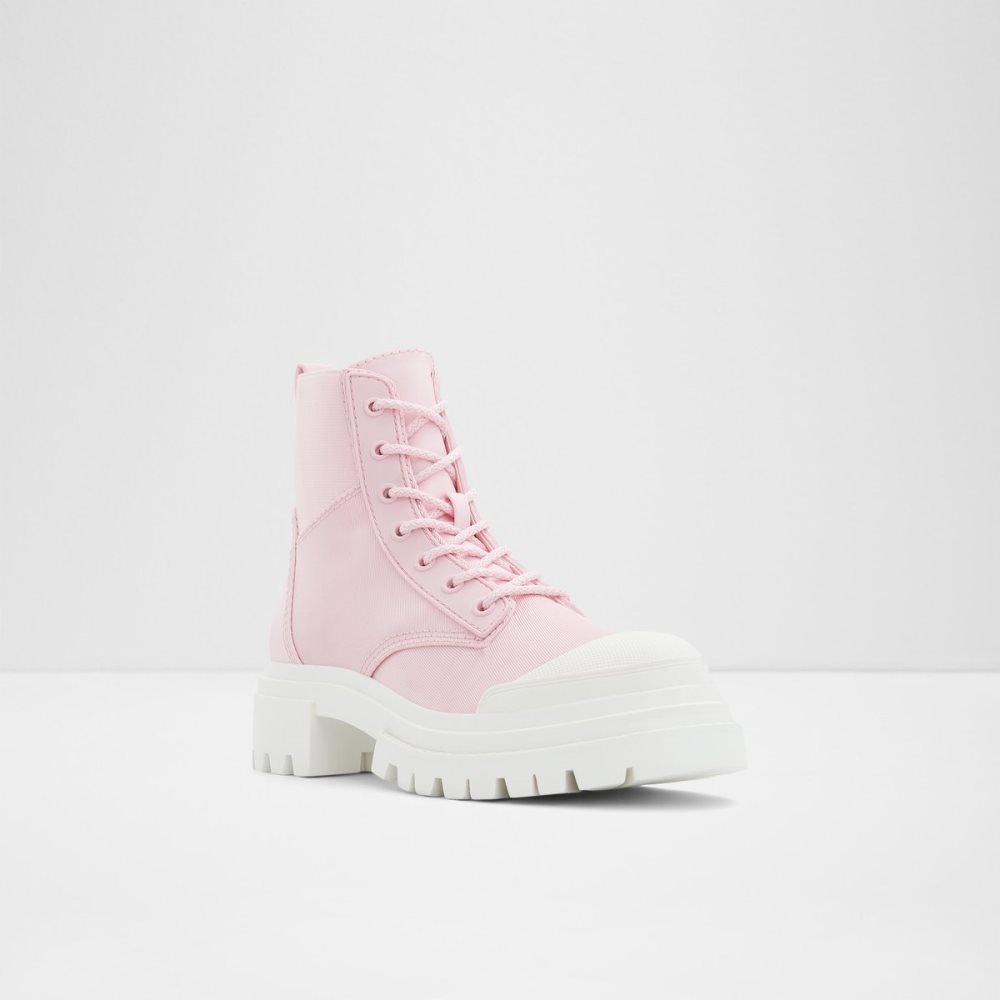 Pink Aldo Charline - Lug Sole Combat Boots | 29LGRNMAI