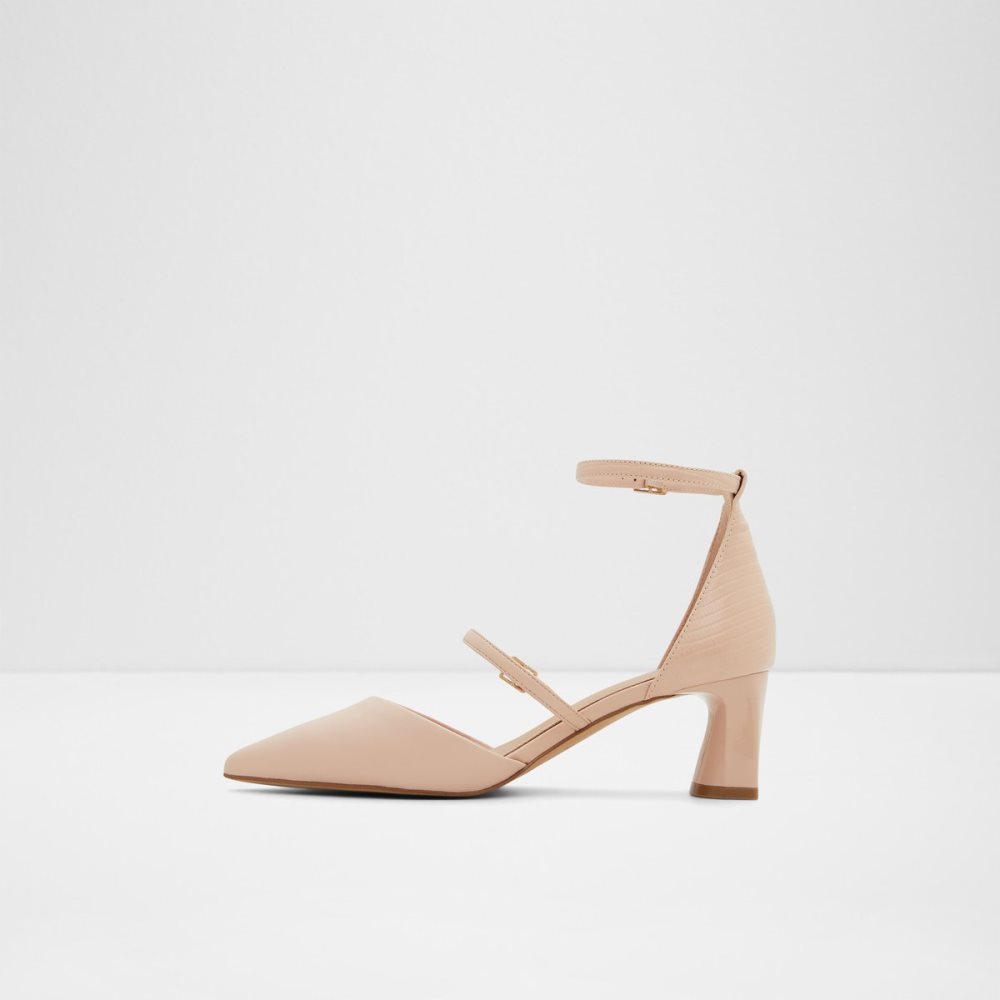 Pink Aldo Collette Strappy Heeled Block Heels | 61DATOMZL