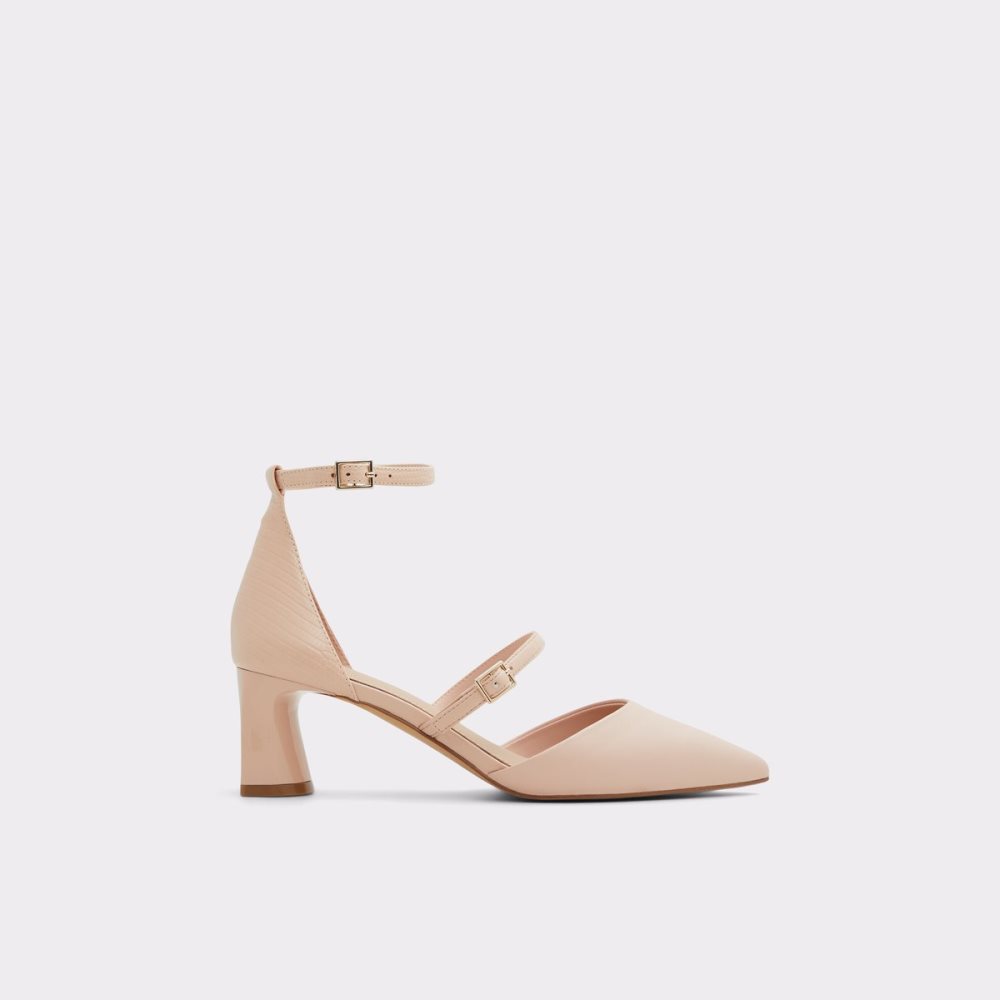 Pink Aldo Collette Strappy Heeled Block Heels | 61DATOMZL