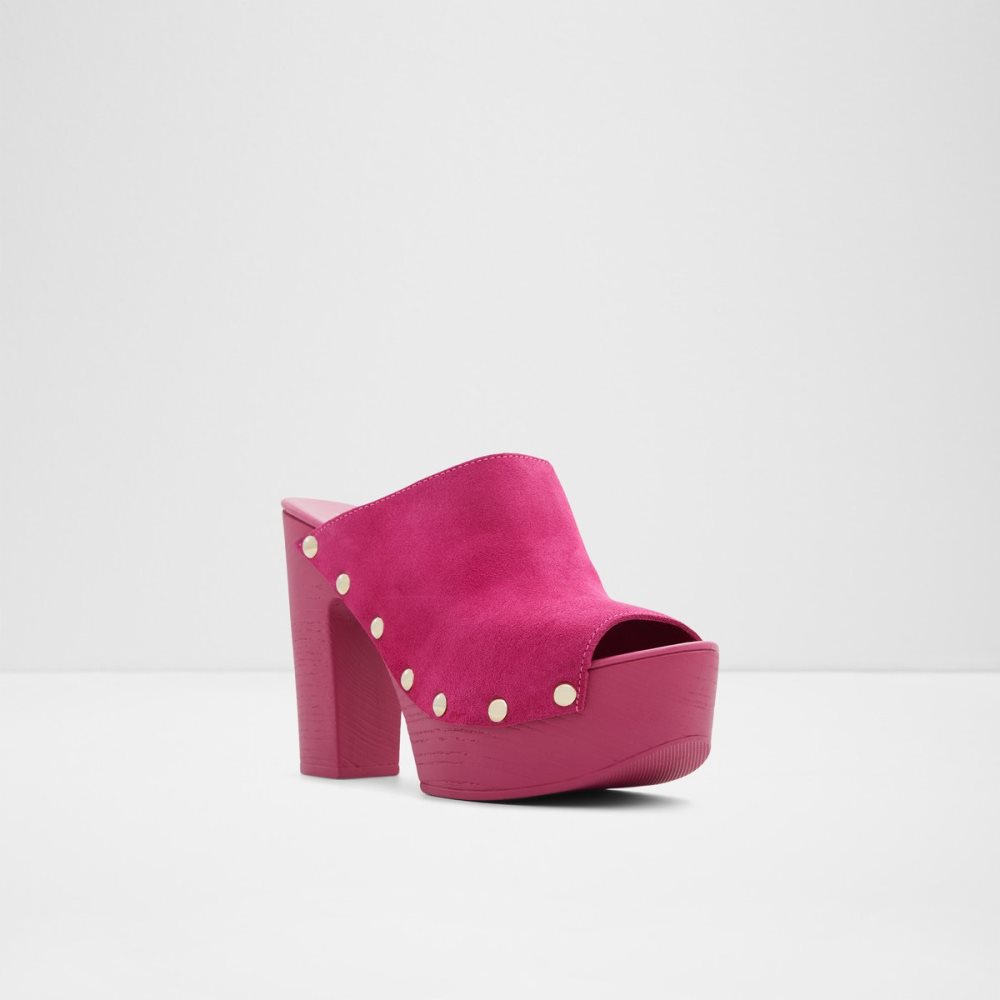 Pink Aldo Drenania Heeled Mule - Plateforme Platform Shoes | 86RMKTCAY