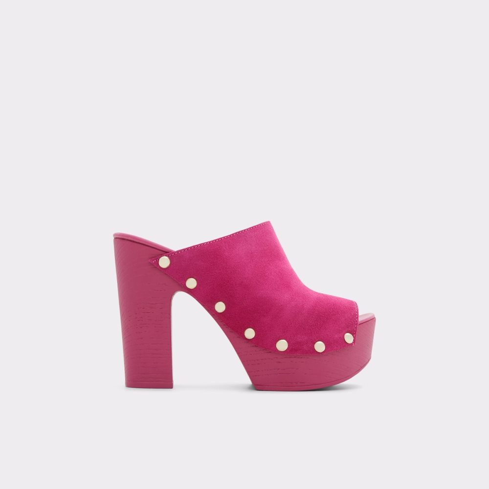 Pink Aldo Drenania Heeled Mule - Plateforme Platform Shoes | 86RMKTCAY