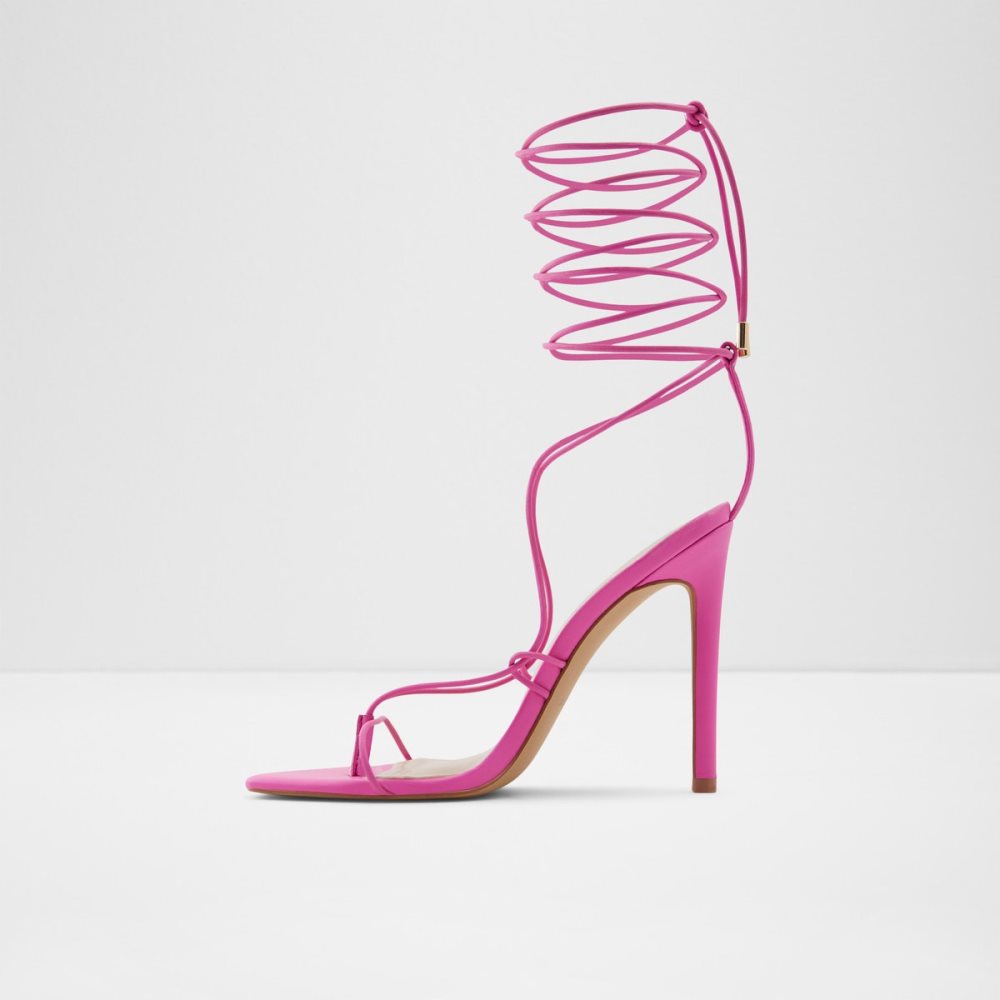 Pink Aldo Glaosa Strappy Heeled Sandal - Stiletto Sandals | 96DTMRYOP