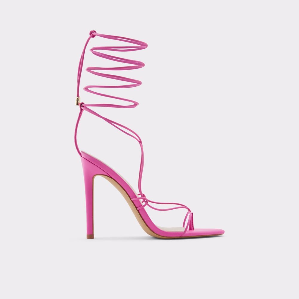 Pink Aldo Glaosa Strappy Heeled Sandal - Stiletto Sandals | 96DTMRYOP