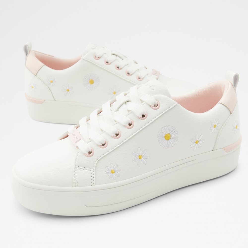 Pink Aldo Meadow Low Top Sneakers | 01UHMWARZ