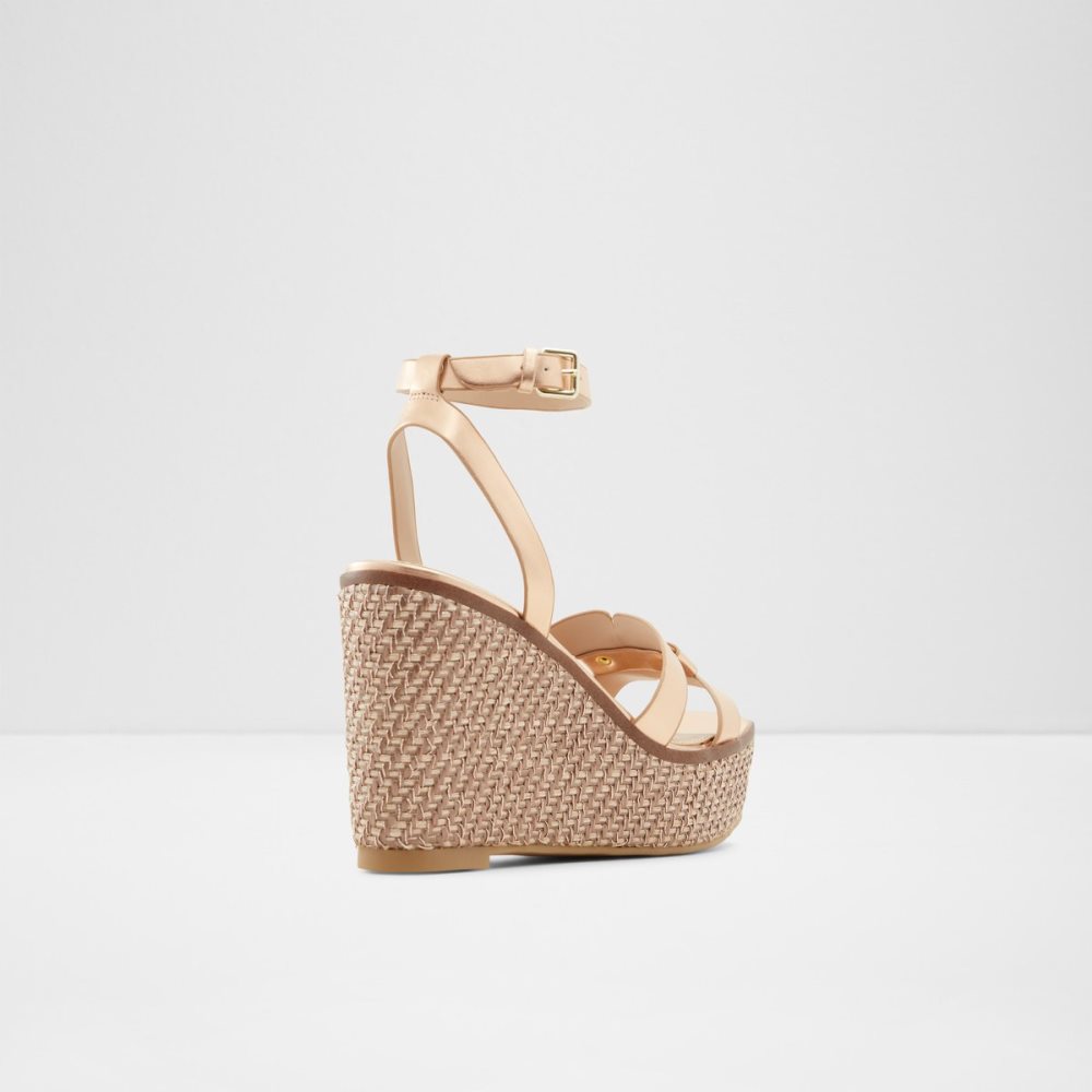 Pink Aldo Onan Wedge Sandal - Wedge Sandals | 18IWBXJNT