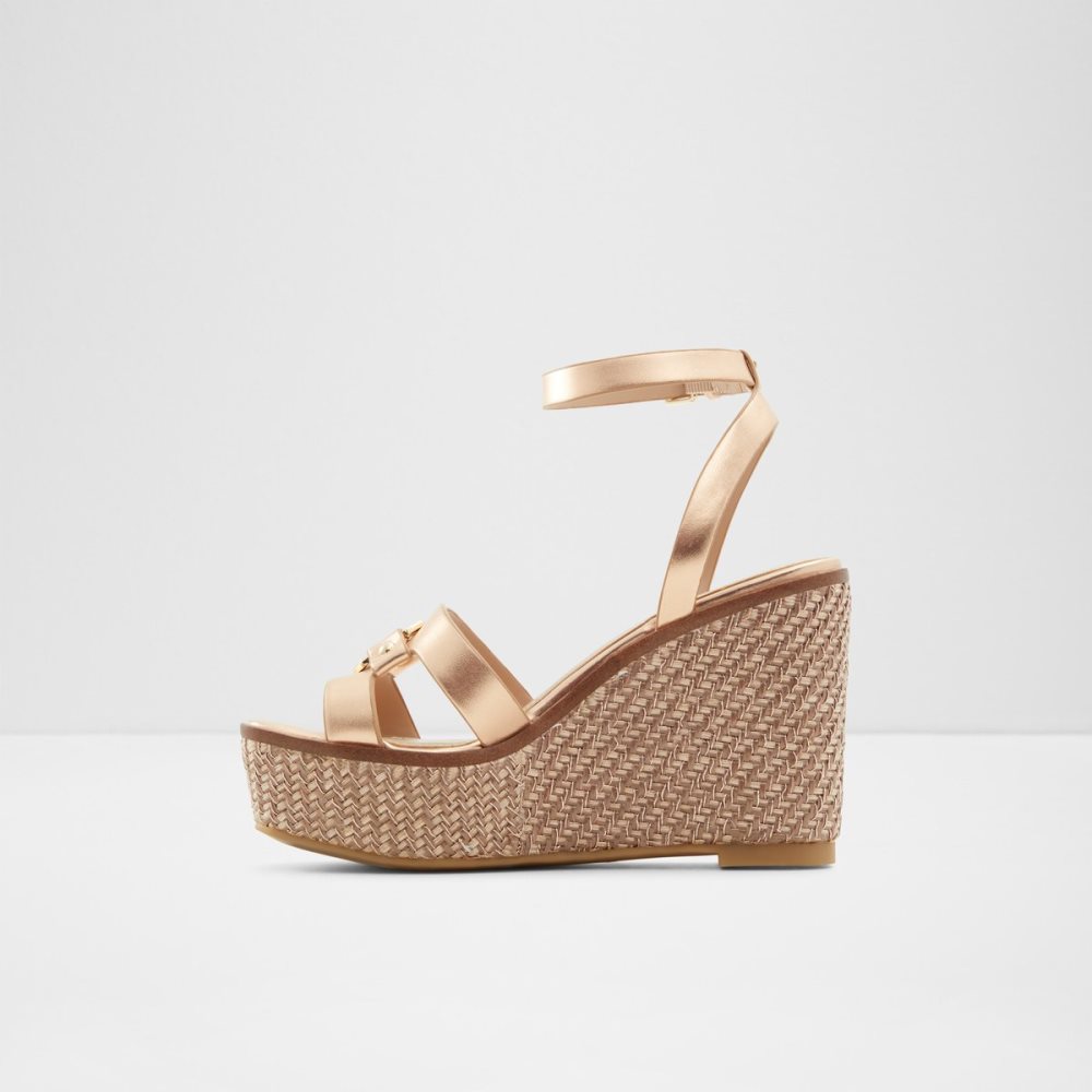 Pink Aldo Onan Wedge Sandal - Wedge Sandals | 18IWBXJNT