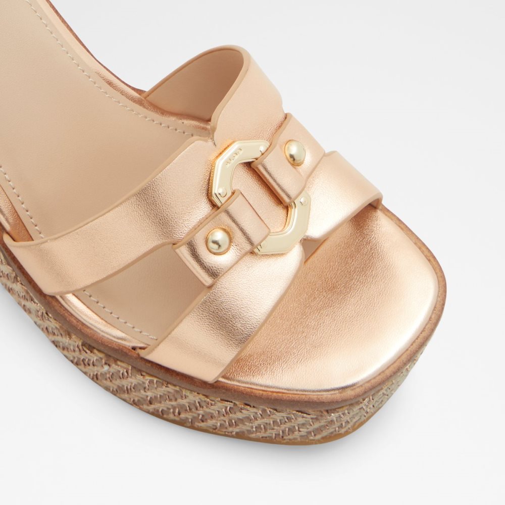 Pink Aldo Onan Wedge Sandal - Wedge Sandals | 18IWBXJNT