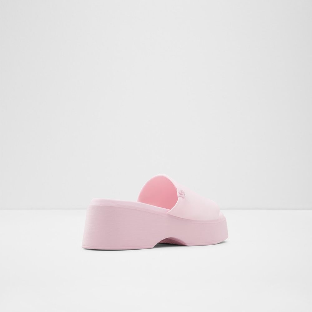 Pink Aldo Yassu Wedge Sandal - Flatform Sandals | 37ECJNUFT