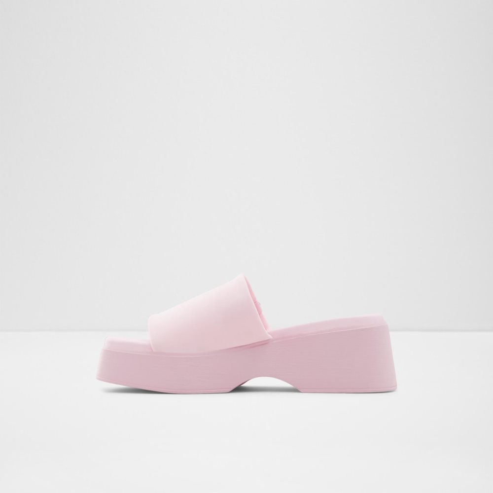 Pink Aldo Yassu Wedge Sandal - Flatform Sandals | 37ECJNUFT