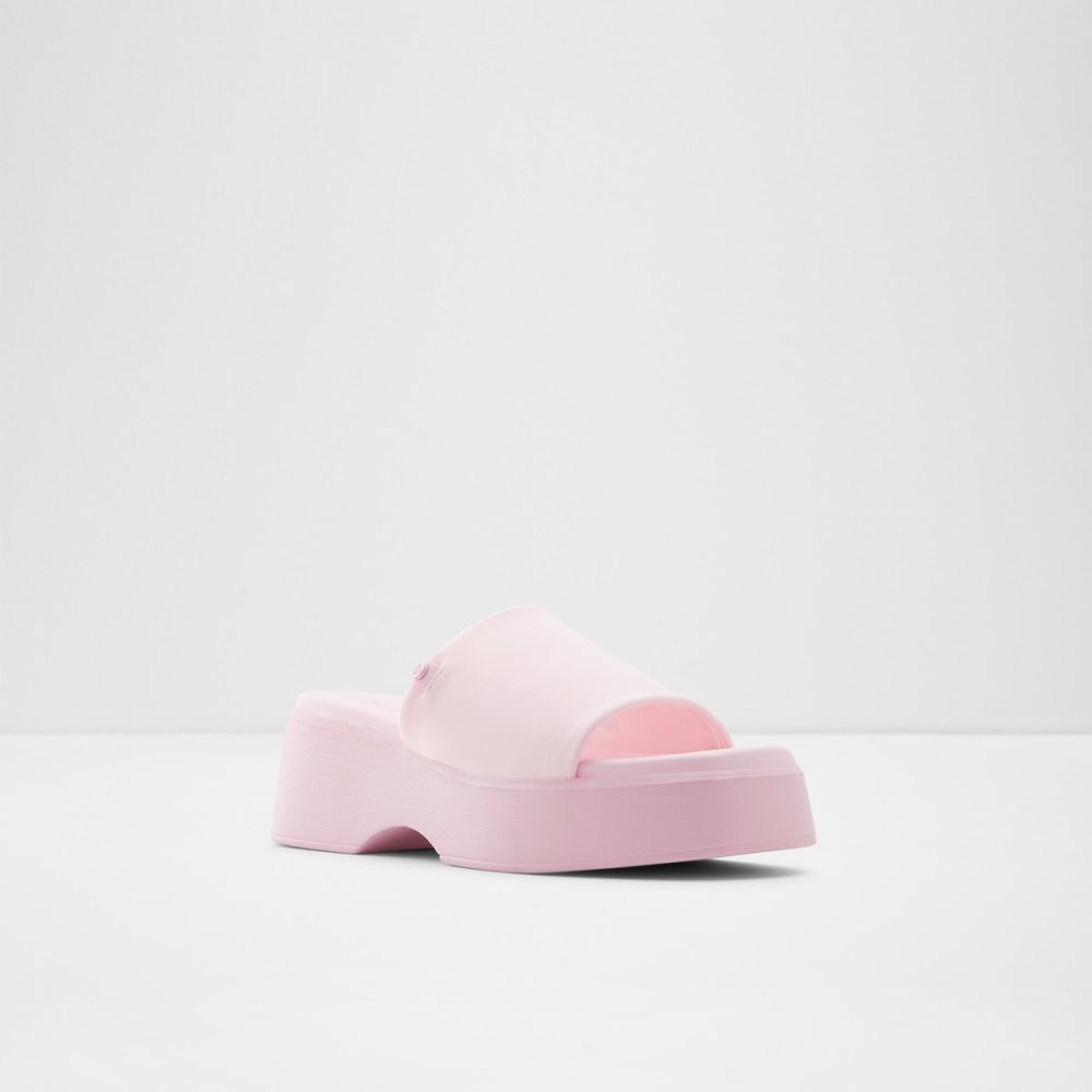 Pink Aldo Yassu Wedge Sandal - Flatform Sandals | 37ECJNUFT